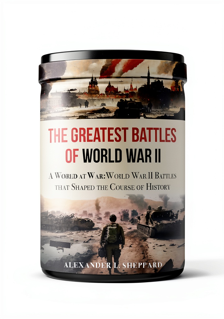 'World War II Kindle book cover showing historical imagery'