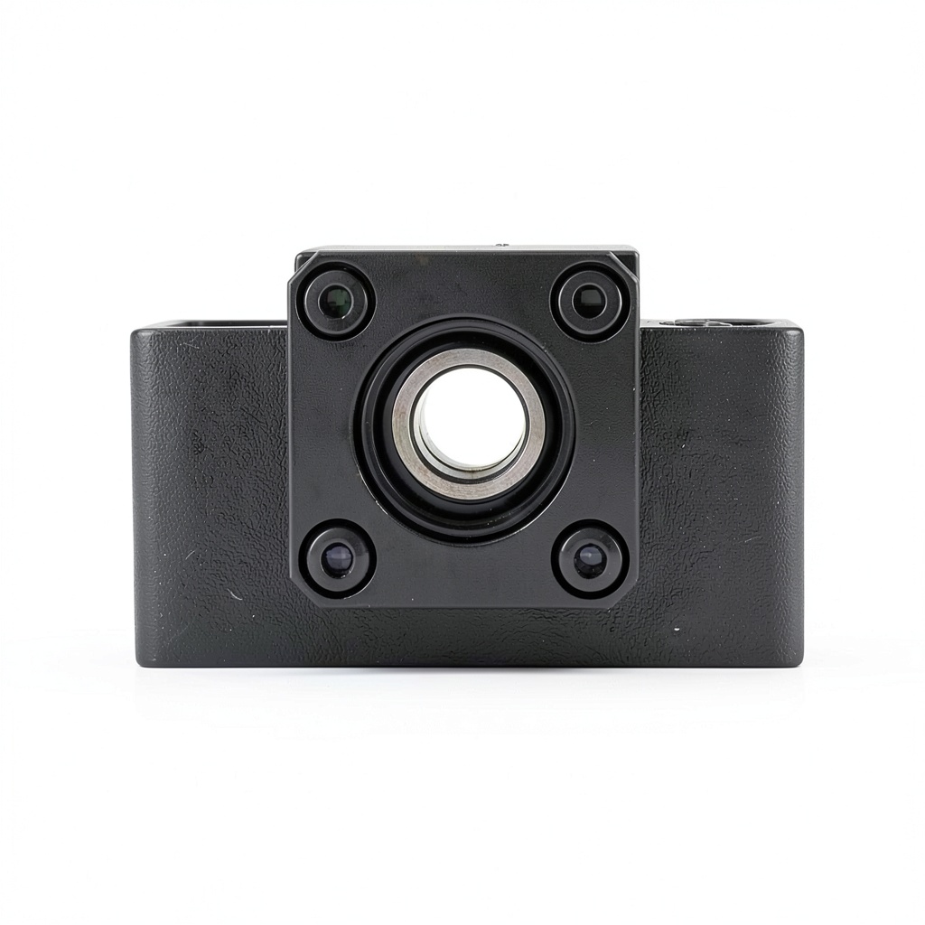 NSK bearing support seat installed in industrial machinery