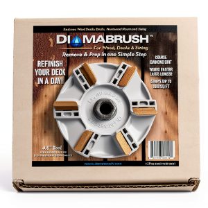 Wood Deck Removal Tool 4-1/2 in Diamabrush Angle Grinder Wheel-0