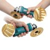 Angle Grinder Wood Carving Disc 3Pcs Set by Okumoe 4" Universal Fit-4
