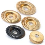 Wood Carving Disc 5PCS Vikua for 4‑1/2" Grinder – High‑Carbon Steel-0