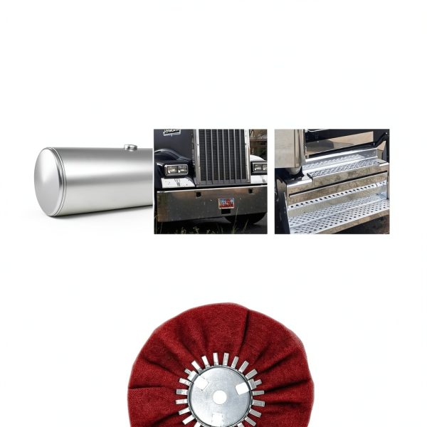 Satin Airway Finishing Disc for Angle Grinder Maroon 9x3 5/8 Arbor-6