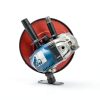 Satin Airway Finishing Disc for Angle Grinder Maroon 9x3 5/8 Arbor-5
