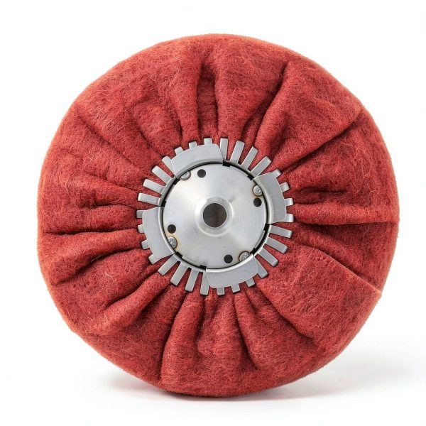 Satin Airway Finishing Disc for Angle Grinder Maroon 9x3 5/8 Arbor-0